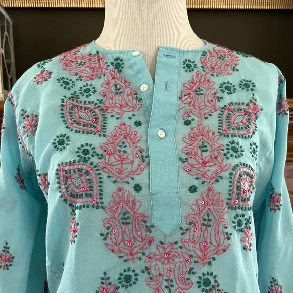 Two Embroidered Bollywood Tunic‎ Tops (Bundle of 2) - Picture 9 of 14